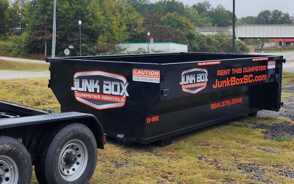 McCormick, SC Dumpster Rental - Junk Box Dumpster Rentals